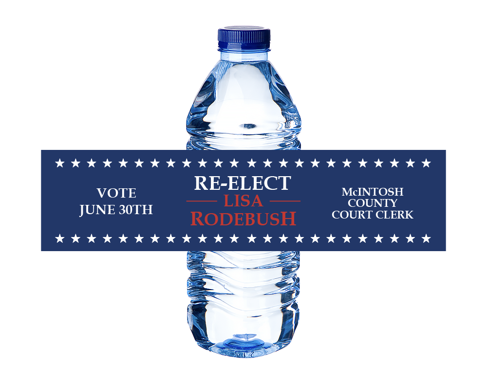 political water bottle stickers